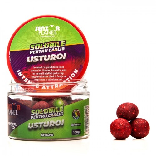 Разтворими топчета за куки Usturoi (Чесън) 16-18 мм - 100 г - Senzor Planet